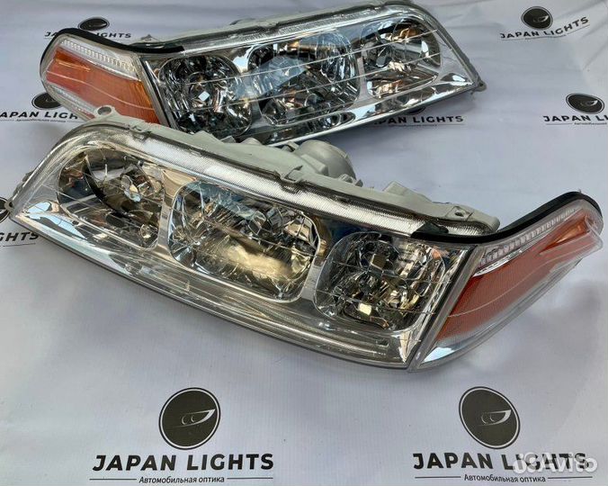 Фары хрустальные передние Toyota Mark 2 GX100