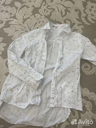 Рубашка для девочки 128