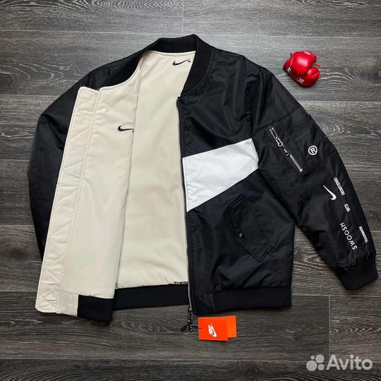 Куртка бомбер nike swoosh мужская