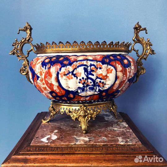 Ваза-кашпо антикварная “Имари”