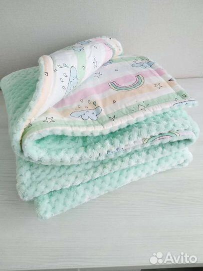 Детское одеяло в кроватку новое