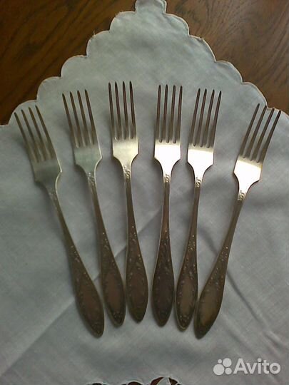 Ложки, вилки, ножи мельхиор