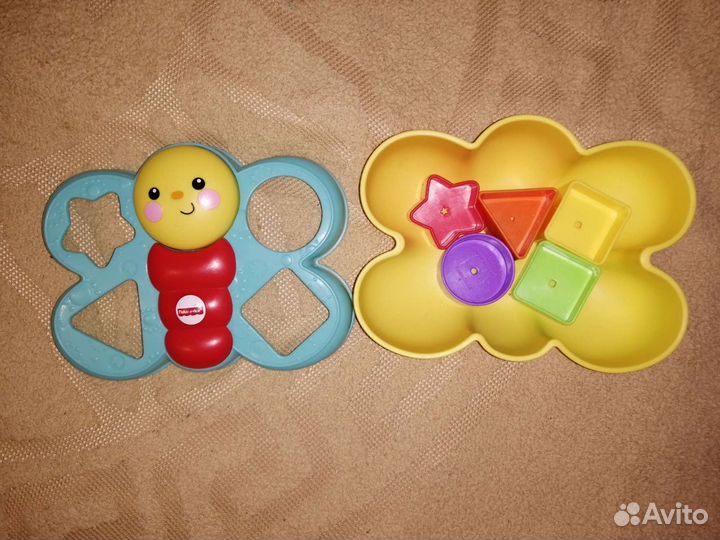 Сортер Fisher Price Бабочка, домик Полесье