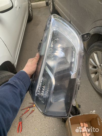 Фары на renault logan 2