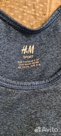 Костюм H&M на девочку на фитнес/танцы/спорт 116