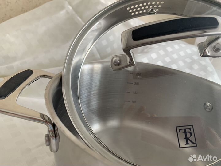 Посуда taller 3кастрюли/крышки