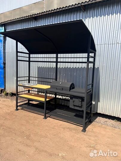 Мангал с мойкой