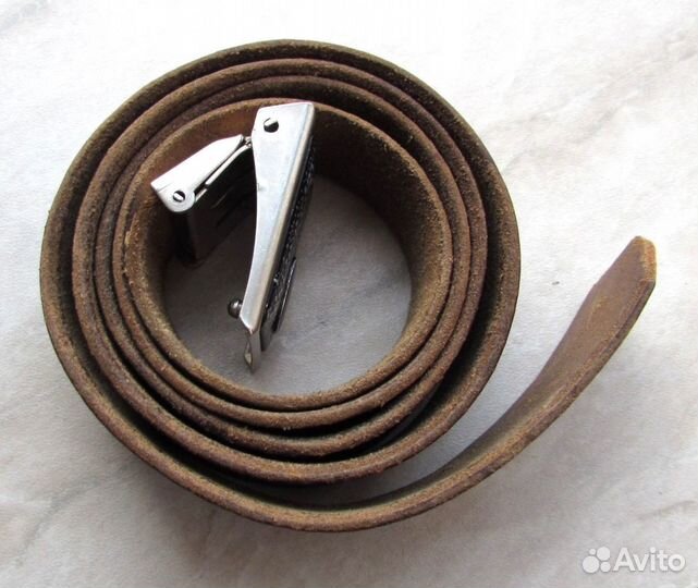 Ремень кожаный брючный 110 см б/у