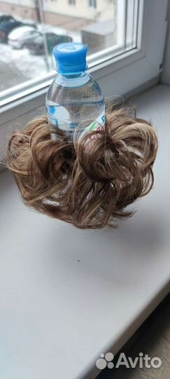 Шиньон-пучок на резинке