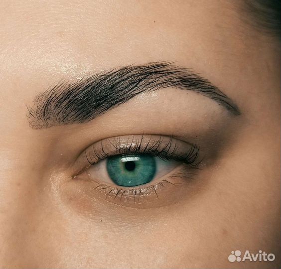 Наращивание ресниц/Окрашивание бровей