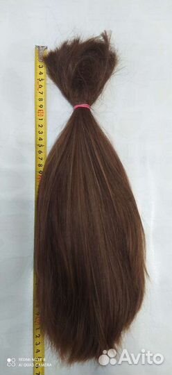 Волосы натуральные 45 см вес 120 грамм