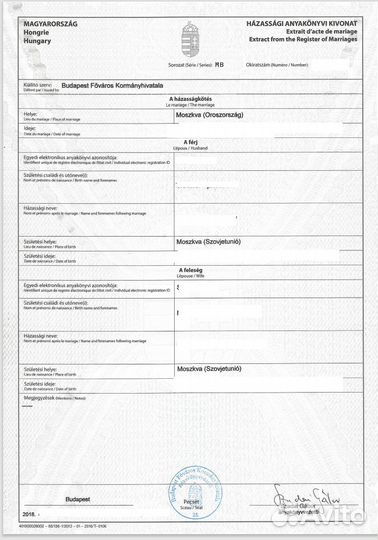Получение, замена истекшего паспорта Венгрии