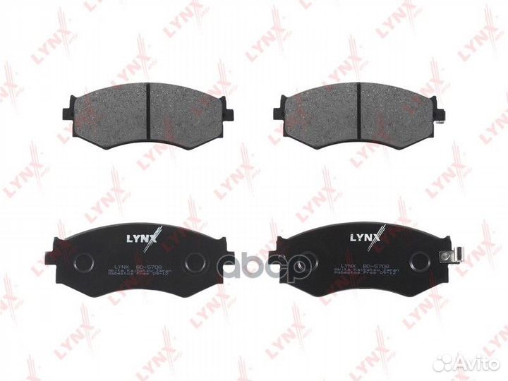 Колодки тормозные дисковые перед BD5708 LYN