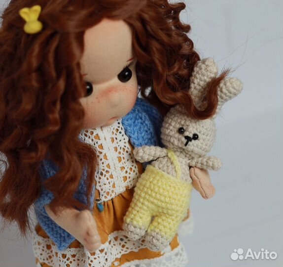Текстильная интерьерная кукла