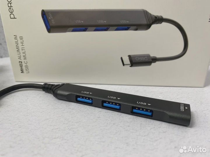 USB-C Разветвитель Pero MH02 4в1