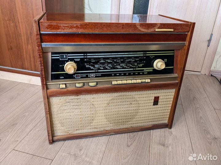 Ригонда моно. Ламповая радиола. Ретро. Радио СССР