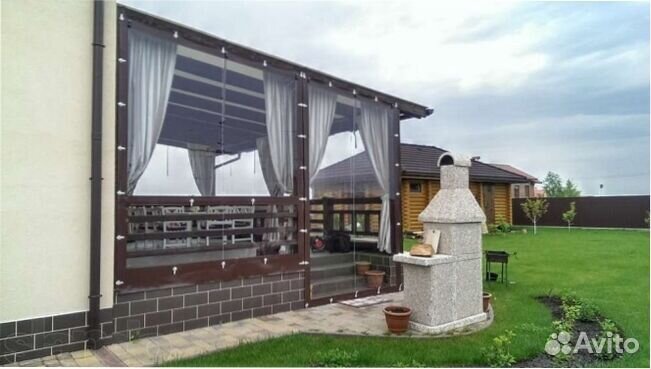 Мягкие Окна Жидкие Гибкие Стёкла Завесы пвх