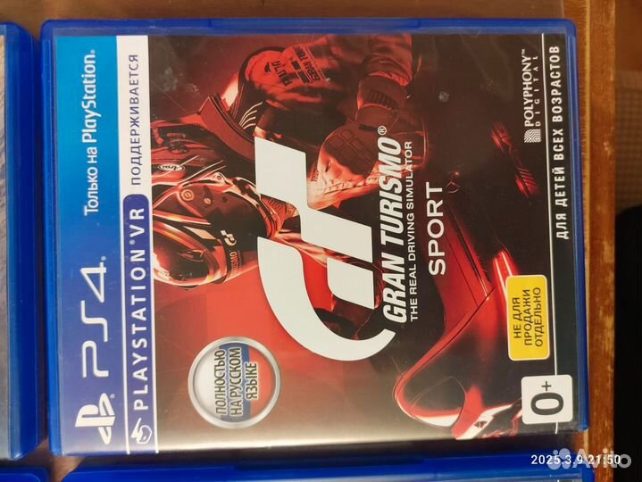 Grand Turismo sport ps4 диск