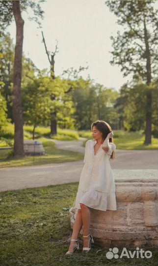 Платье белое S