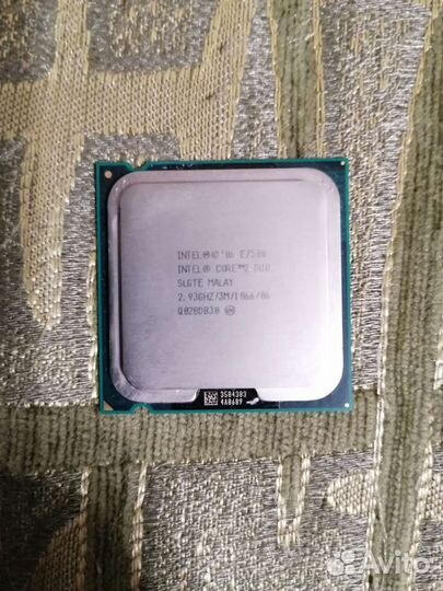 Процессор Intel Core 2 Duo E7500