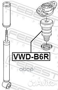 VWD-B6R отбойник амортизатора заднего VW Passa