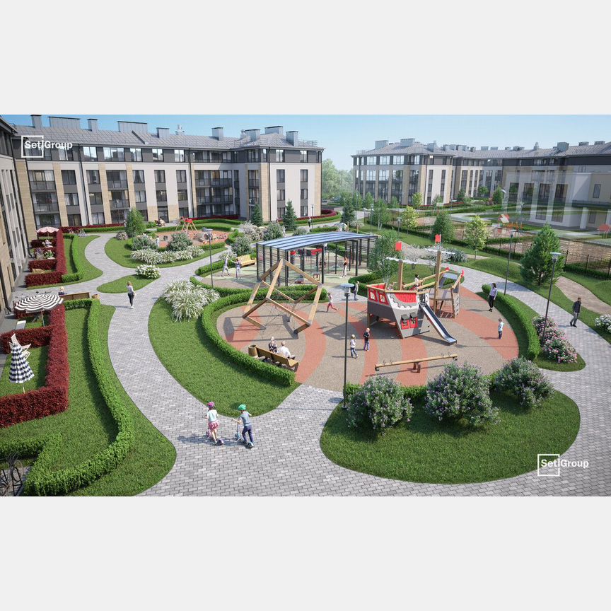 2-к. квартира, 51,3 м², 2/4 эт.