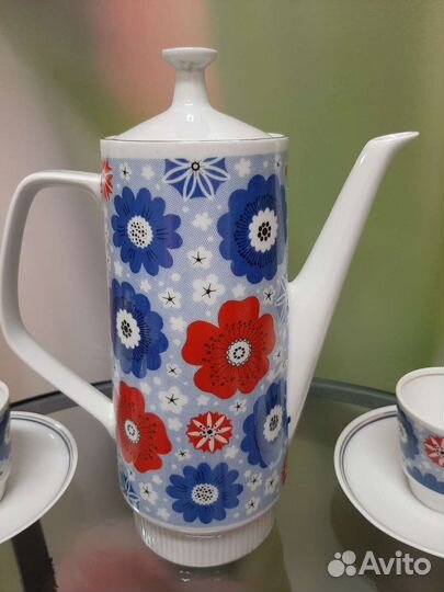 Кофейный сервиз фарфор гдр