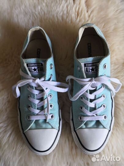 Кеды Converse мятные, б/у