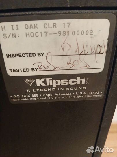 Klipsch Heresy 2