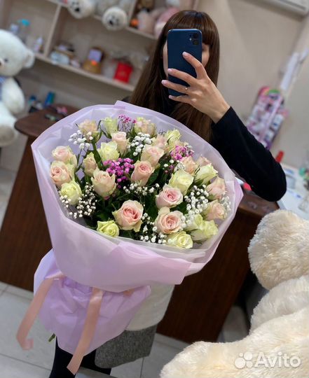 Кустовые розы, цветы, розы