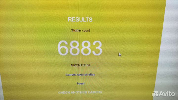Nikon D3100 body как новый