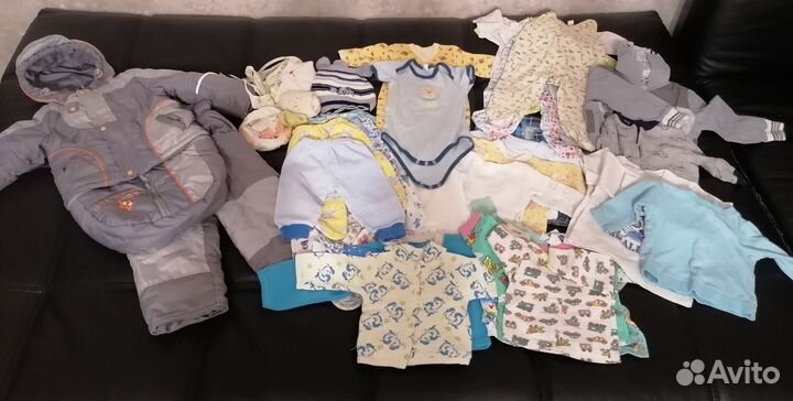Вещи пакетом для мальчика от 0 до 1 годика