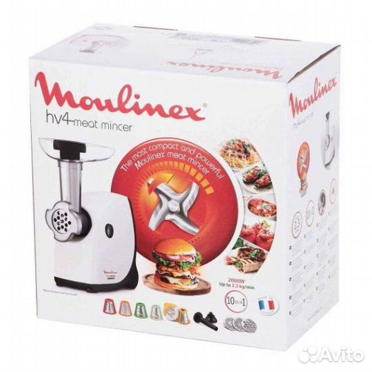 Мясорубка Moulinex HV4 ME478138
