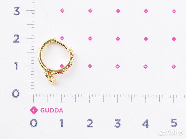 Серьги золотые