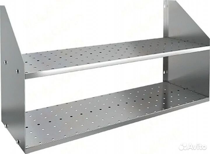 Полка настенная нержавеющая