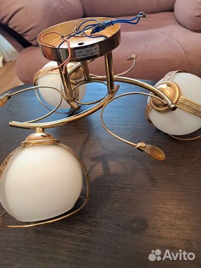 Люстра потолочная бу