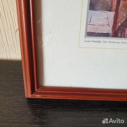 Постер Санкт-Петербург (Спас на крови) в рамке