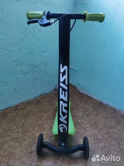 Самокат детский трехколесный бу