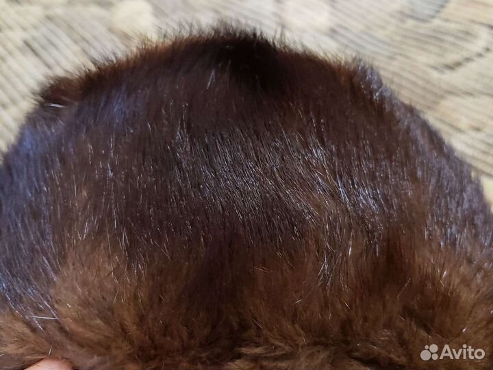Норковая шапка мужская