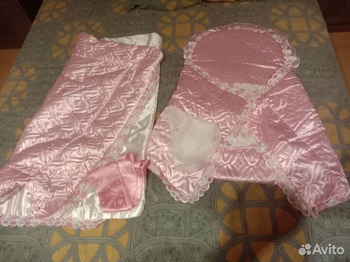 Детский конверт и бортик в кроватку