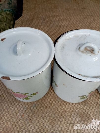 Бидон эмалированный СССР