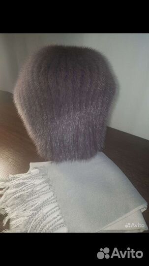 Шапка норковая женская