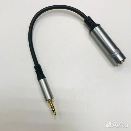 Переходник Jack 3.5мм (M) - Jack 6.35мм (F), Live