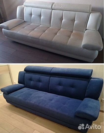 Перетяжка мягкой мебели