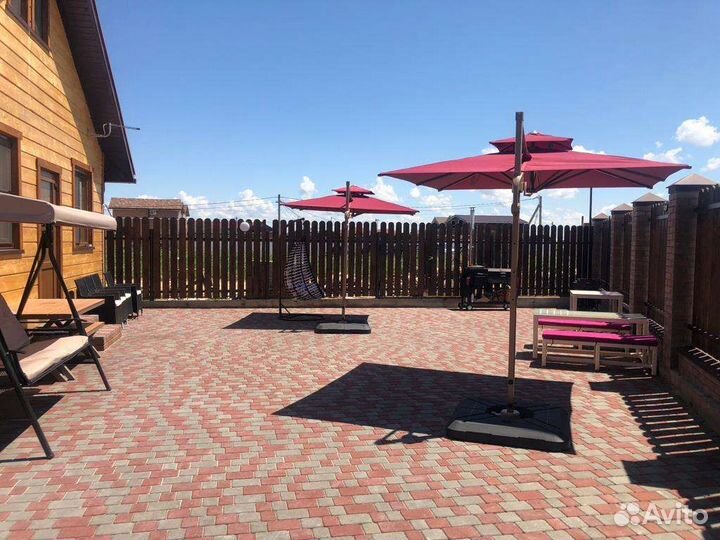 Баня на дровах с бассейном