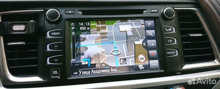 Обновление штатной навигации Toyota / Lexus