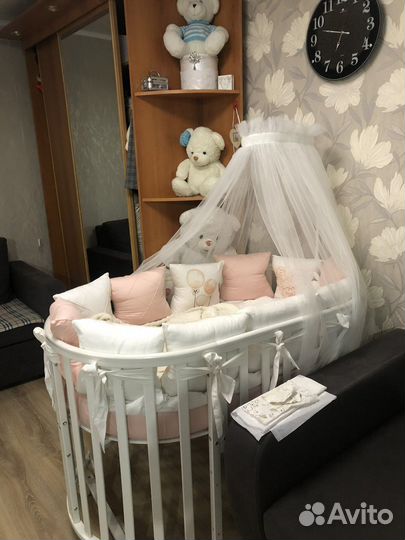 Детская кроватка трансформер 8 в 1