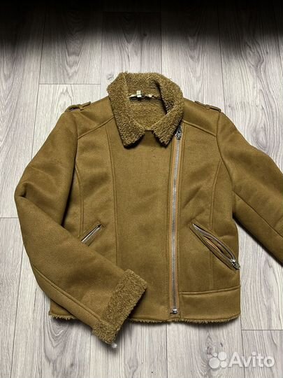 Дубленка авиатор женская