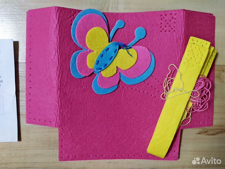 Шьем Сумочку из фетра,Попугай из пряжи.Цена за оба