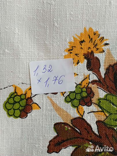 Скатерть лен СССР